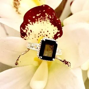 🆕 Brazilian Smoky Quartz Ring, Sterling Silver